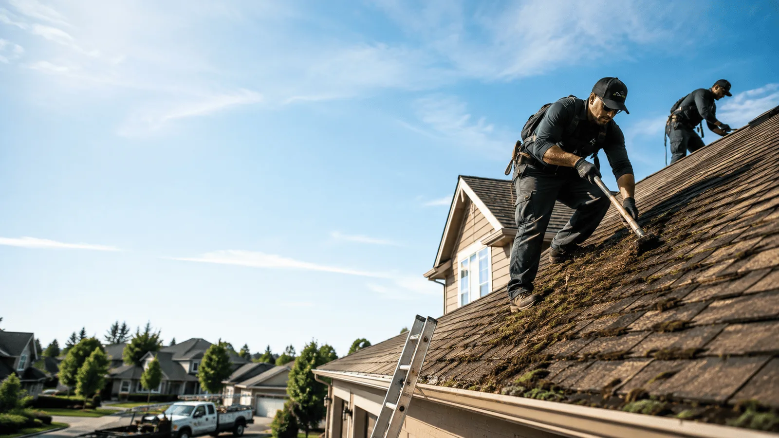 Roof Moss Removal in Nora, IL near me